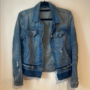 J Brand Women's Blue Denim Jacket Sz M
